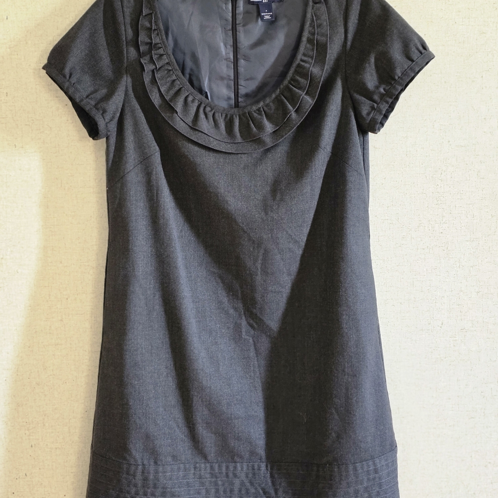 GAP Dark Gray Ruffle Blouse